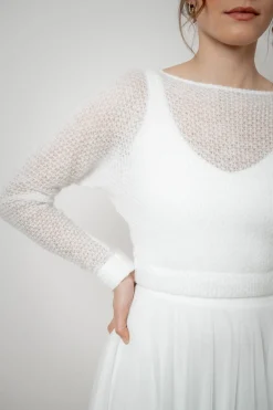 Braut Pullover aus Strickmix – Yosie<noni New