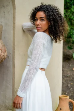Braut Pullover aus Strickmix – Yosie<noni New
