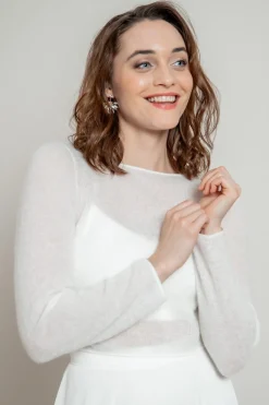 Braut Pullover aus Strickmix – Carli noni<Carla Outlet