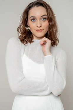 Braut Pullover aus Strickmix – Carli noni<Carla Outlet