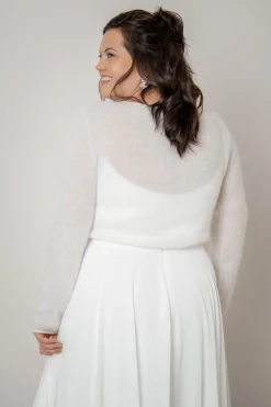 Braut Pullover aus Strickmix – Carli noni<Carla Outlet