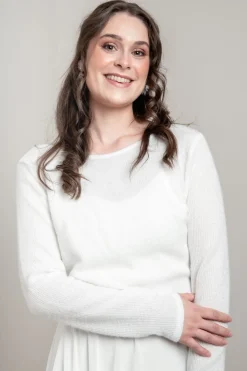 Braut Pullover mit Rückenausschnitt<Bianco Evento New