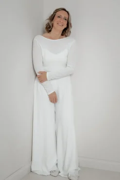 Braut Pullover mit Rückenausschnitt<Bianco Evento New