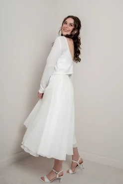Braut Pullover mit Rückenausschnitt<Bianco Evento New