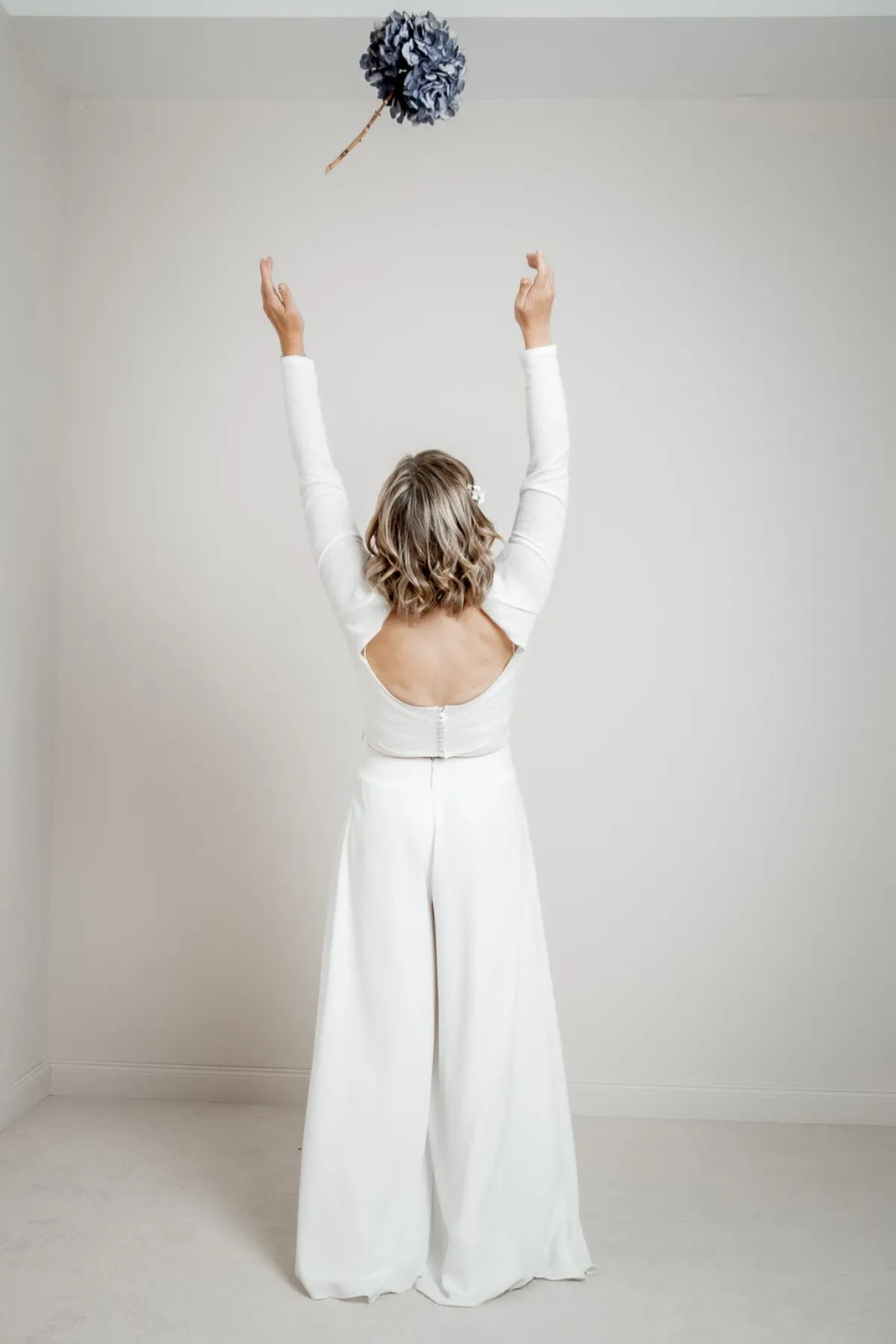 Braut Pullover mit Rückenausschnitt<Bianco Evento New