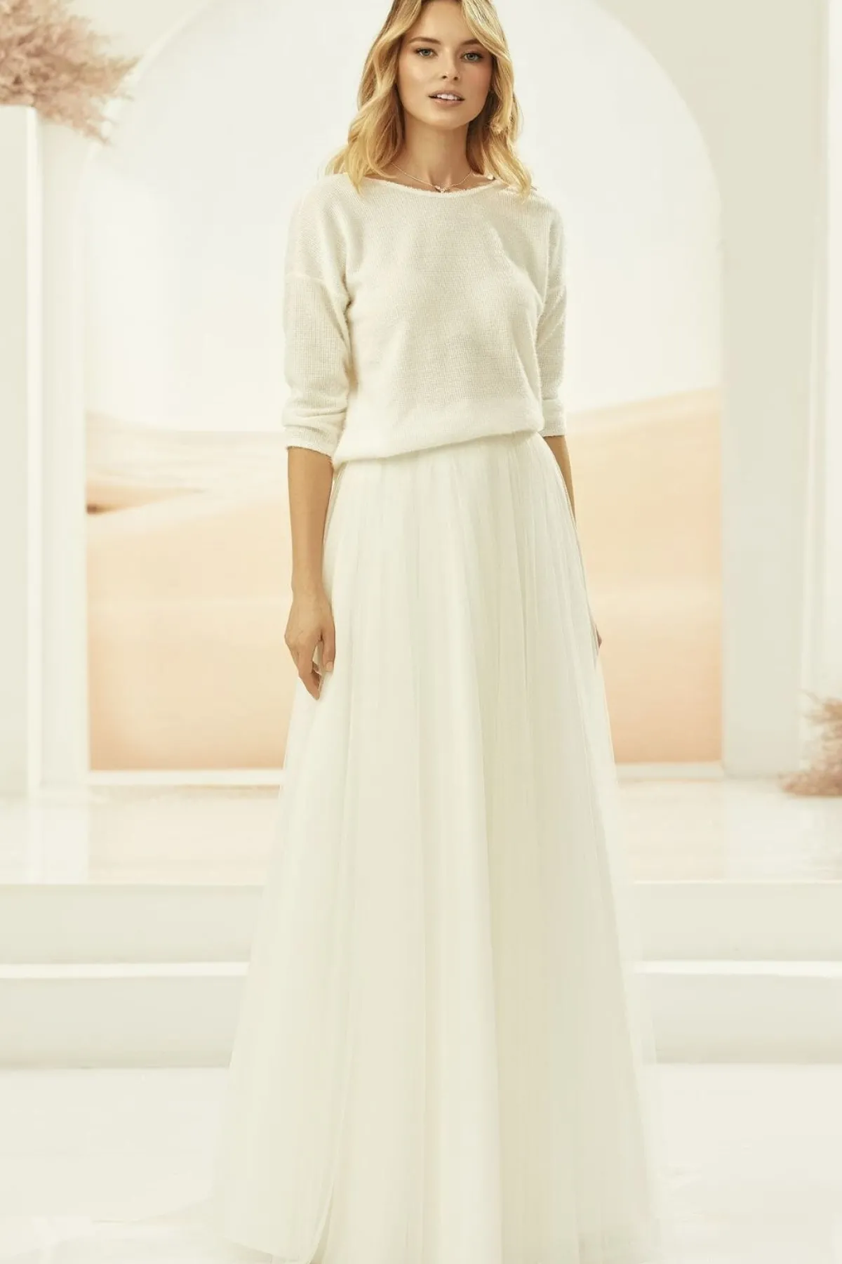 Braut Pullover mit ¾-Ärmeln<Bianco Evento Hot