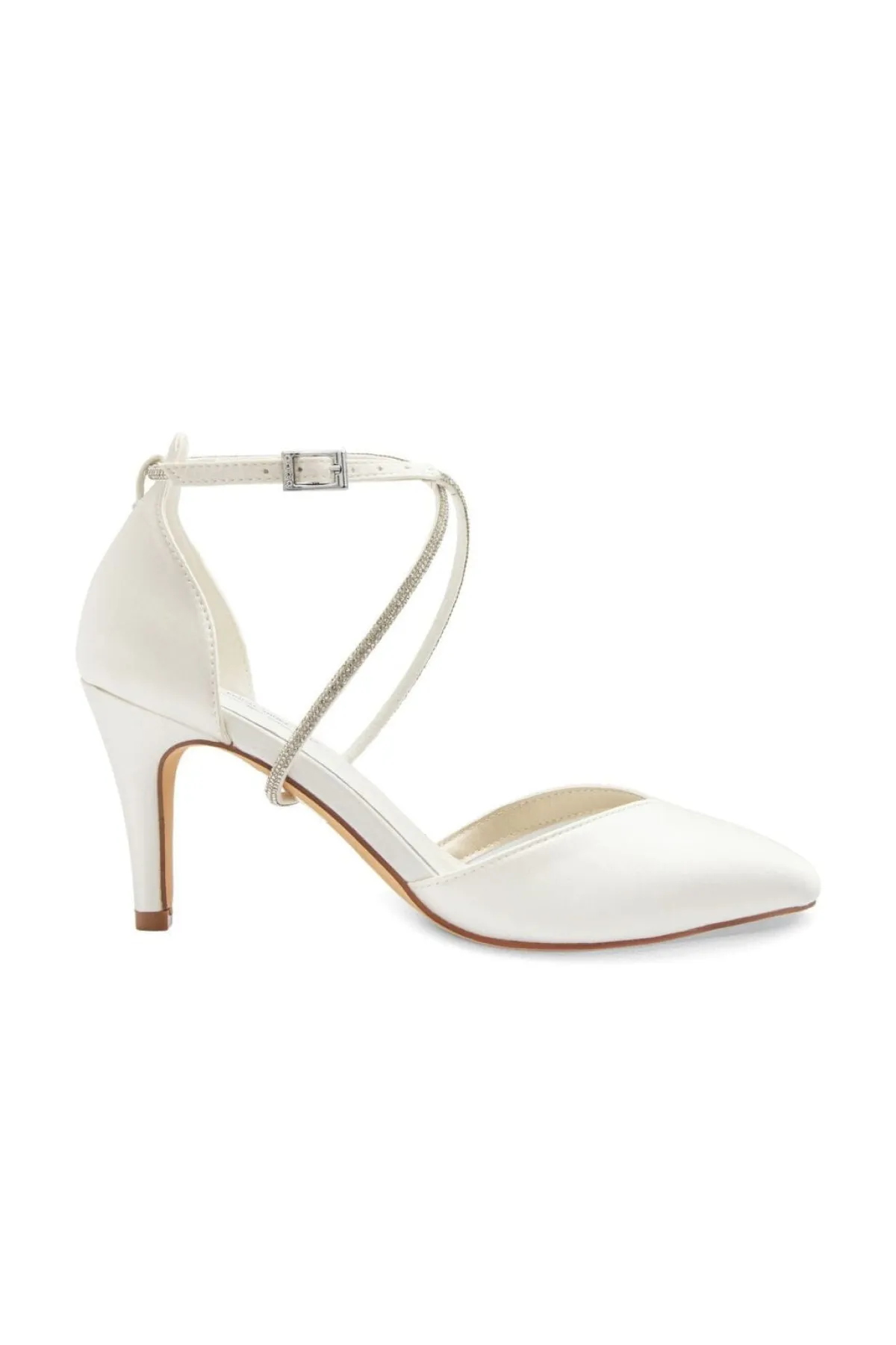 Braut Pumps mit funkelndem Riemen – Marielle Ivory Satin | G.Westerleigh<G. Westerleigh Hot