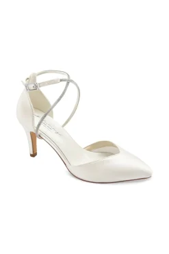 Braut Pumps mit funkelndem Riemen – Marielle Ivory Satin | G.Westerleigh<G. Westerleigh Hot