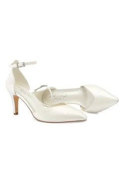 Braut Pumps mit funkelndem Riemen – Marielle Ivory Satin | G.Westerleigh<G. Westerleigh Hot