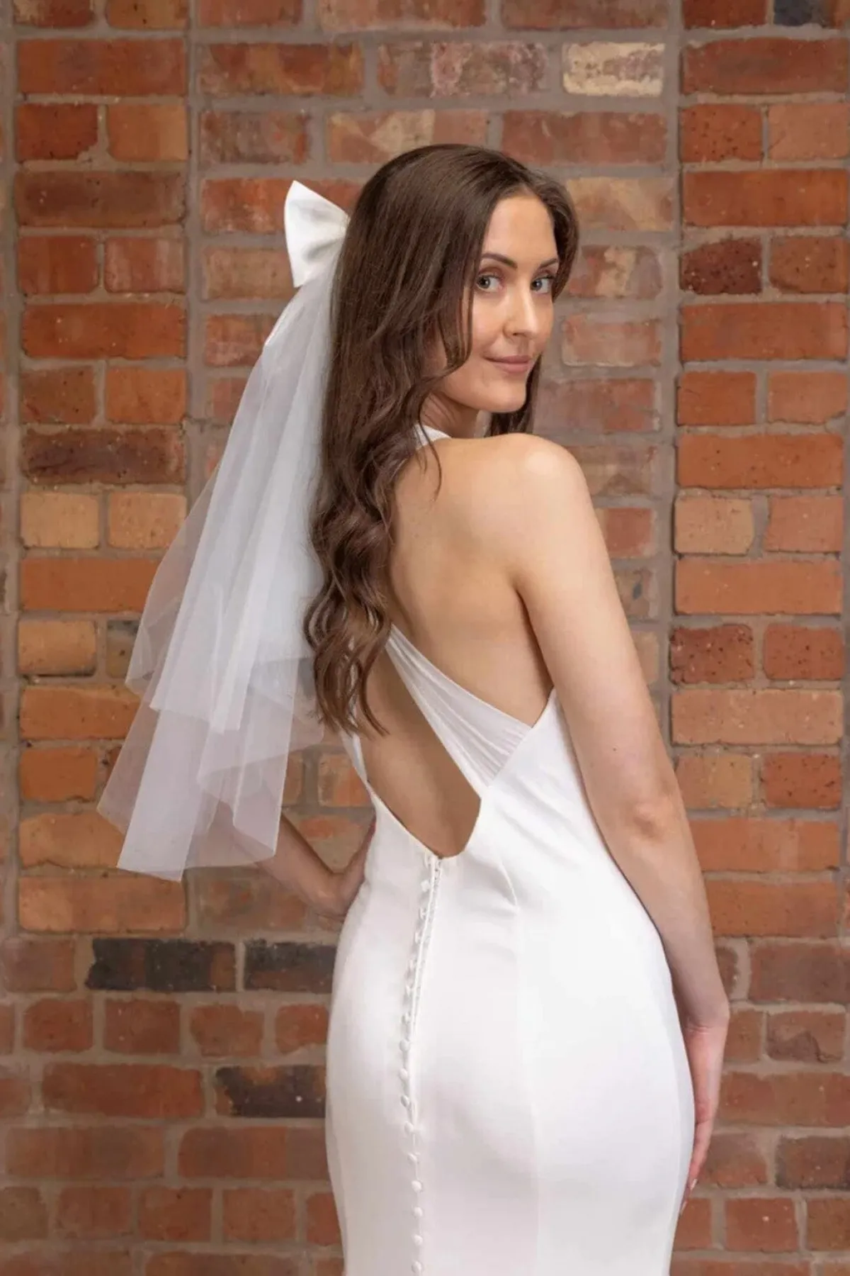 Brautschleier aus Softtüll mit Schleifen-Detail | The<Perfect Bridal Company New