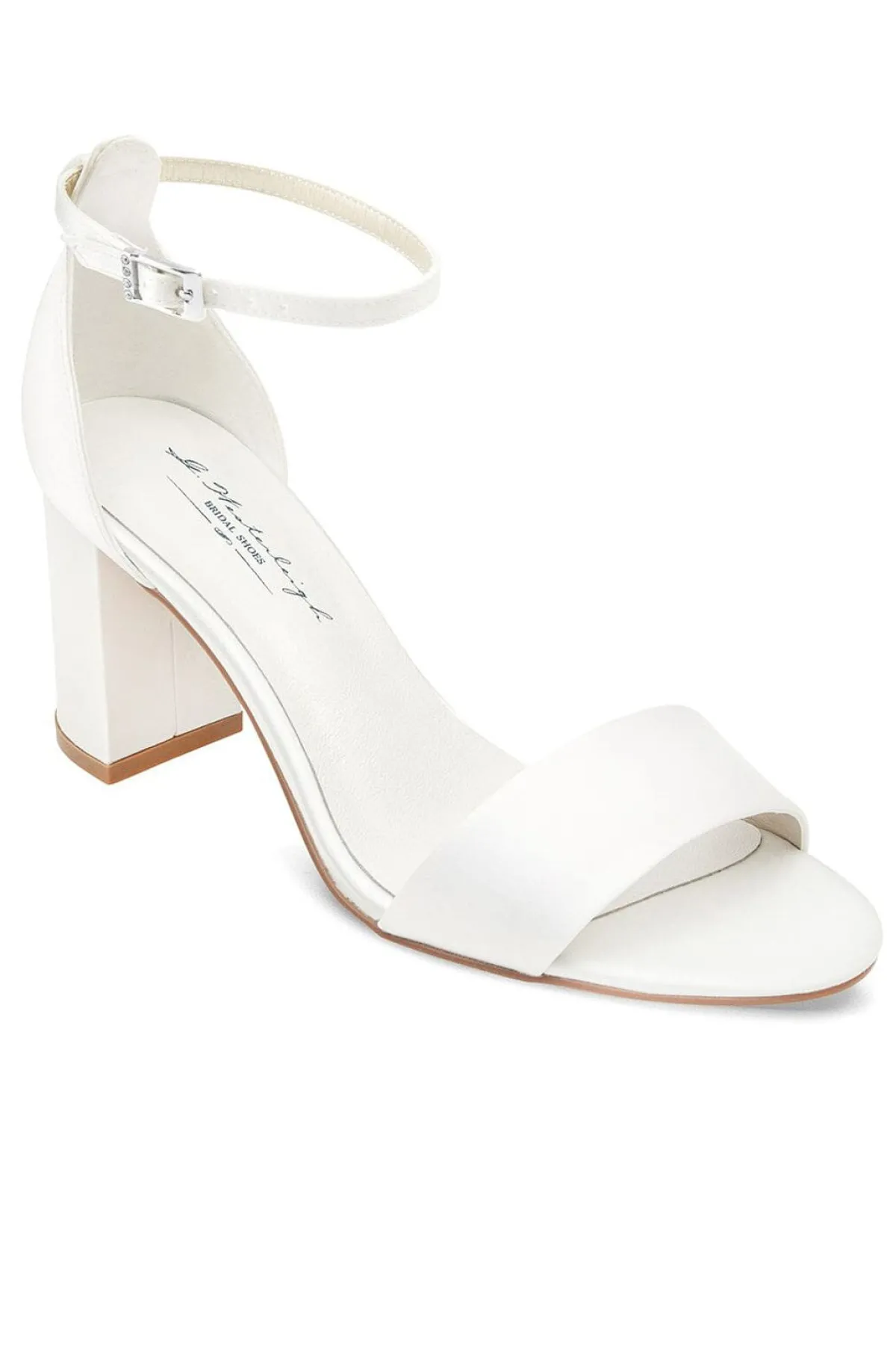 Brautschuh mit Blockabsatz – Belle Ivory Satin | G.Westerleigh<G. Westerleigh Online
