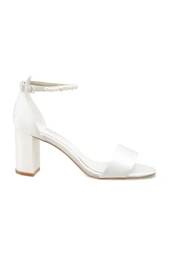 Brautschuh mit Blockabsatz – Belle Ivory Satin | G.Westerleigh<G. Westerleigh Online