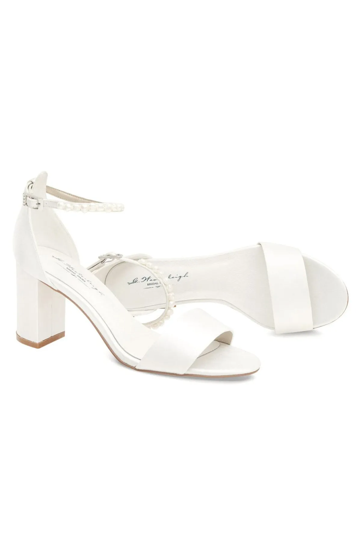 Brautschuh mit Blockabsatz – Belle Ivory Satin | G.Westerleigh<G. Westerleigh Online