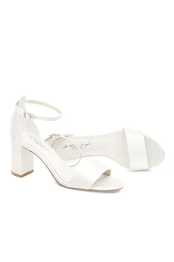 Brautschuh mit Blockabsatz – Belle Ivory Satin | G.Westerleigh<G. Westerleigh Online