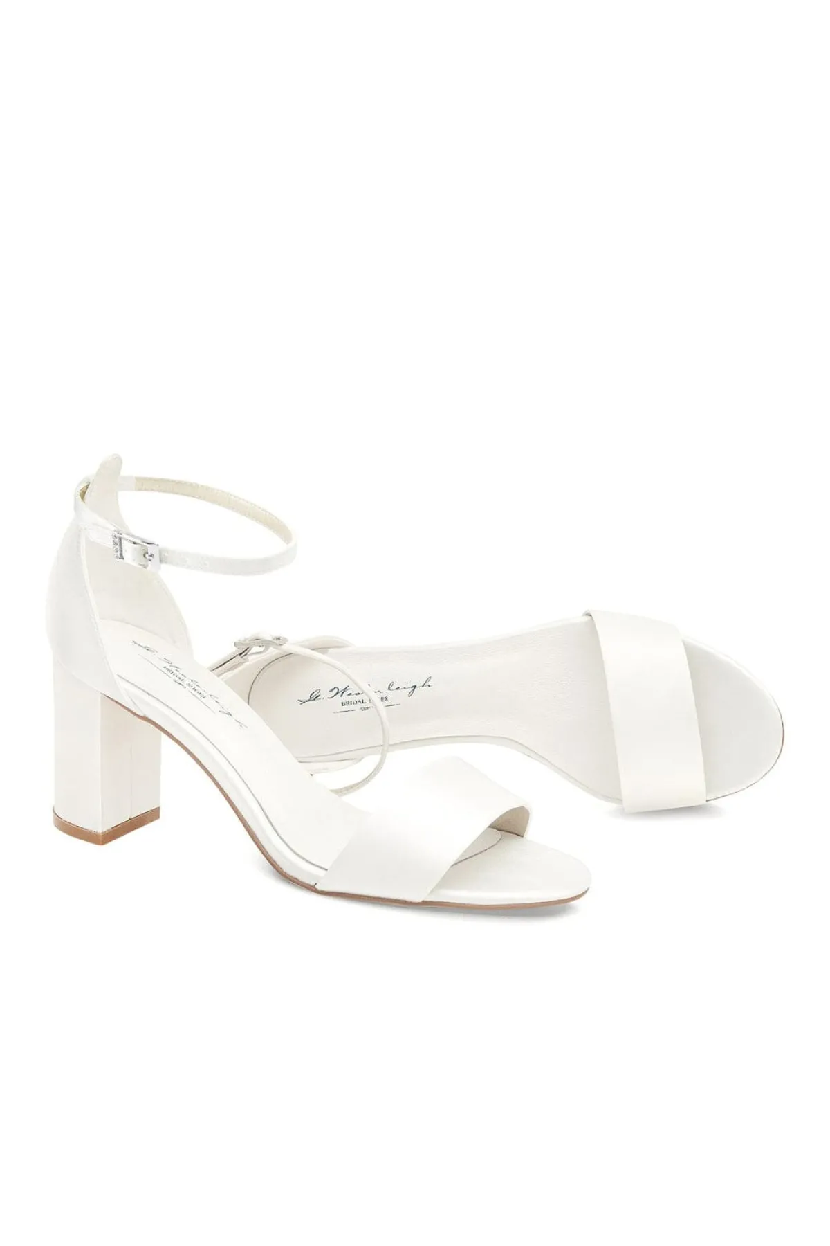 Brautschuh mit Blockabsatz – Belle Ivory Satin | G.Westerleigh<G. Westerleigh Online