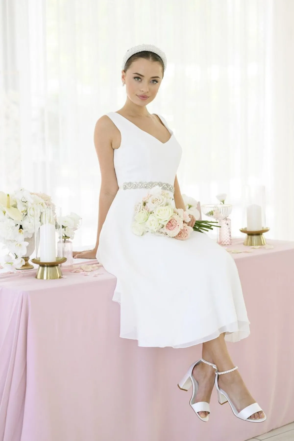 Brautschuh mit Blockabsatz – Belle Ivory Satin | G.Westerleigh<G. Westerleigh Online