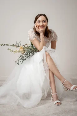 Brautschuh mit Perlen – Lauren Ivory Satin | G.Westerleigh<G. Westerleigh Sale