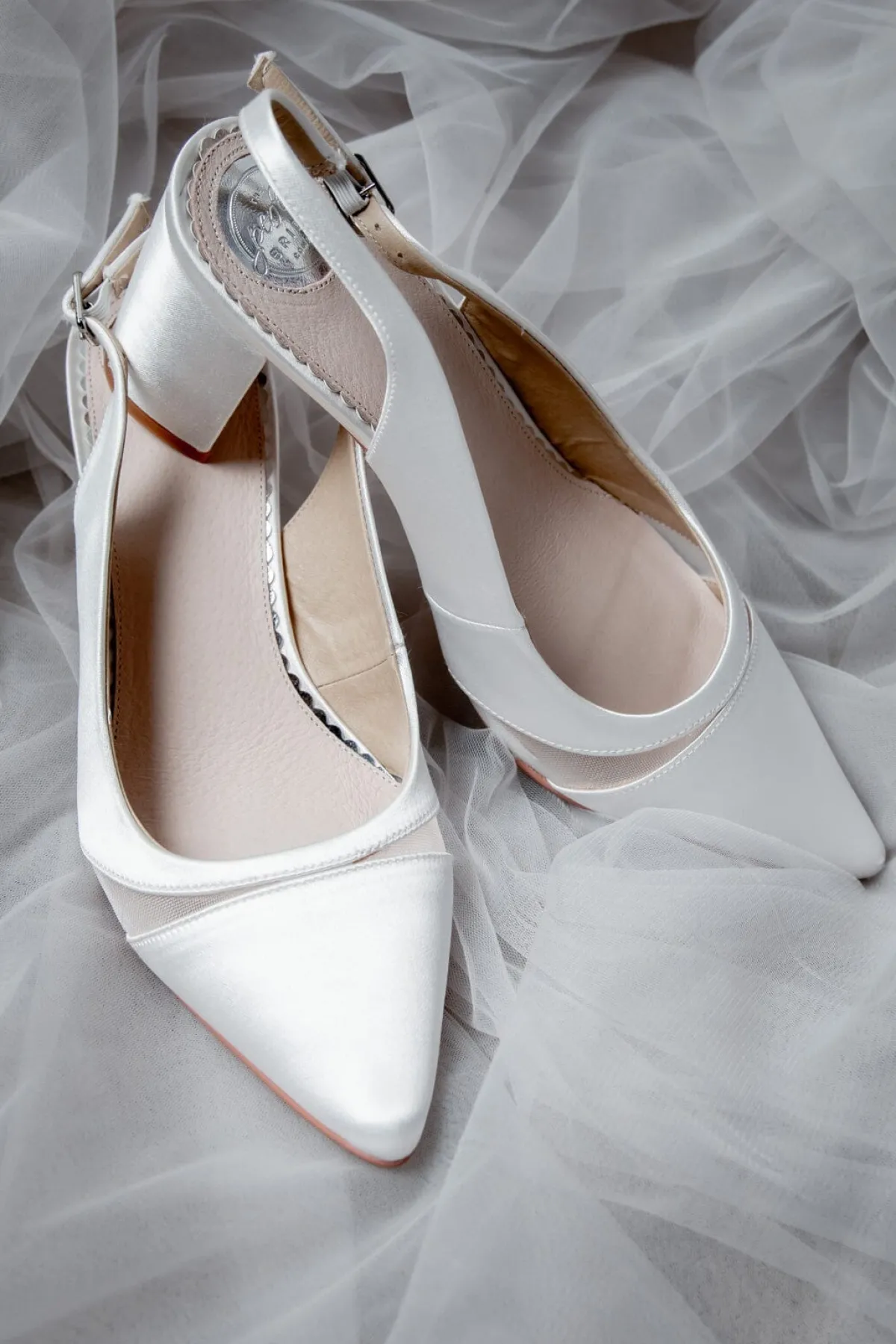 Braut Slingbacks aus Satin – Brooke | The<Perfect Bridal Company Outlet