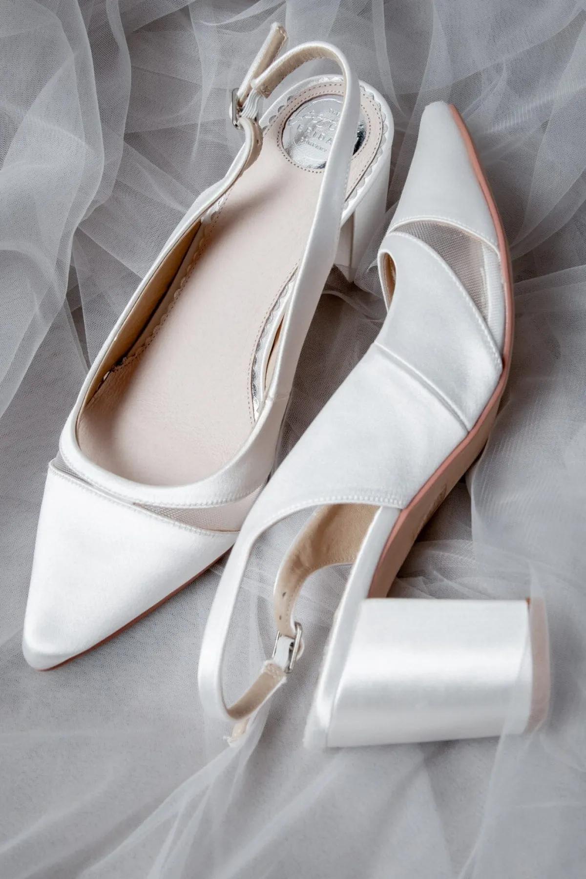 Braut Slingbacks aus Satin – Brooke | The<Perfect Bridal Company Outlet