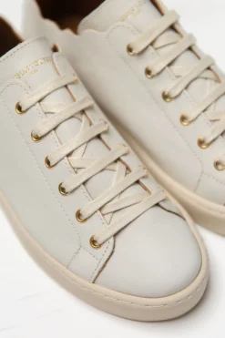 Braut Sneaker aus nachhaltigem Leder - Julie Beige<Maison Toufet Sale