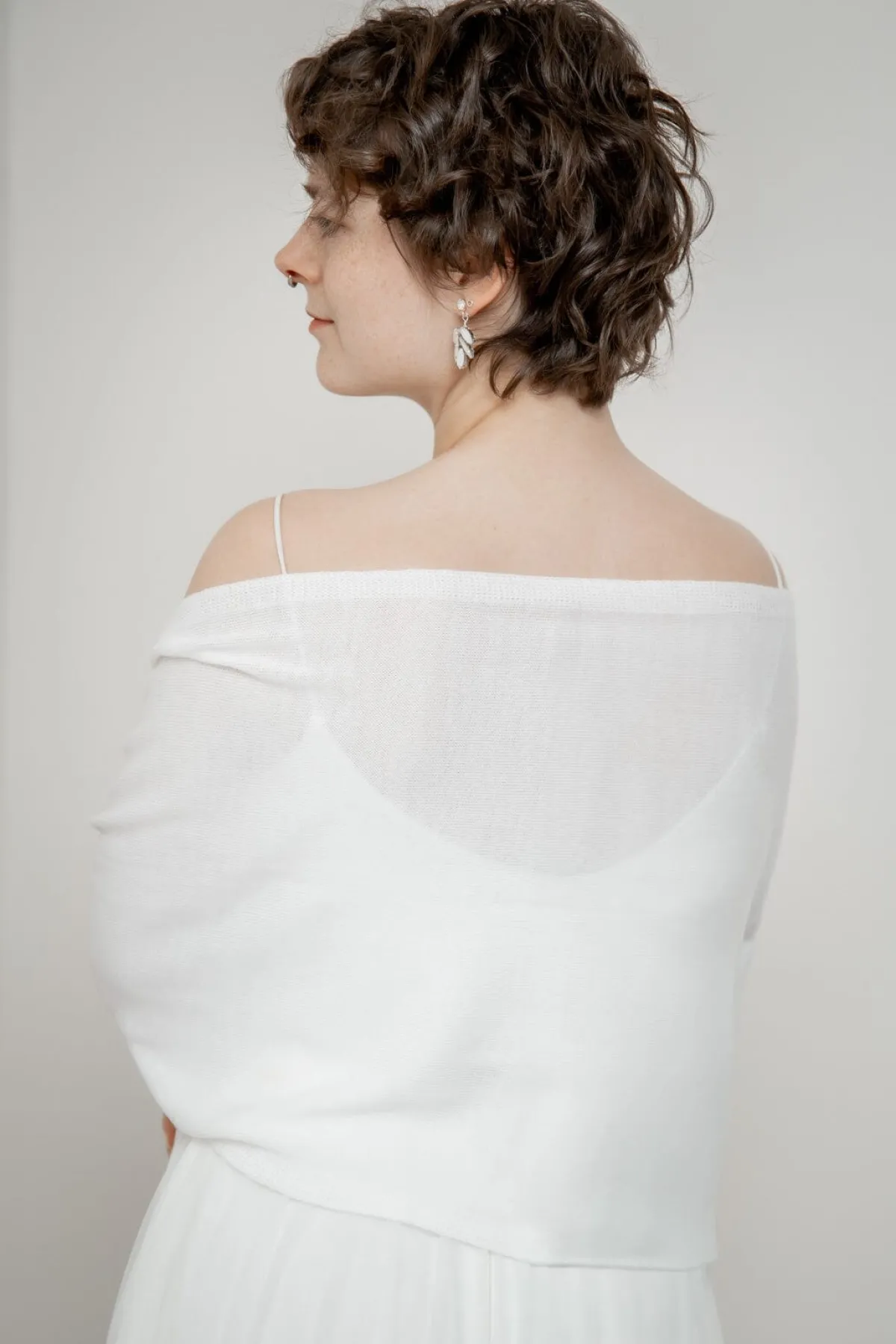 Braut Stola aus Wolle<Marini Silvano Online