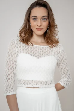 Braut Strick-Top mit Vintagemuster – Haldis<noni Best