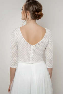 Braut Strick-Top mit Vintagemuster – Haldis<noni Best