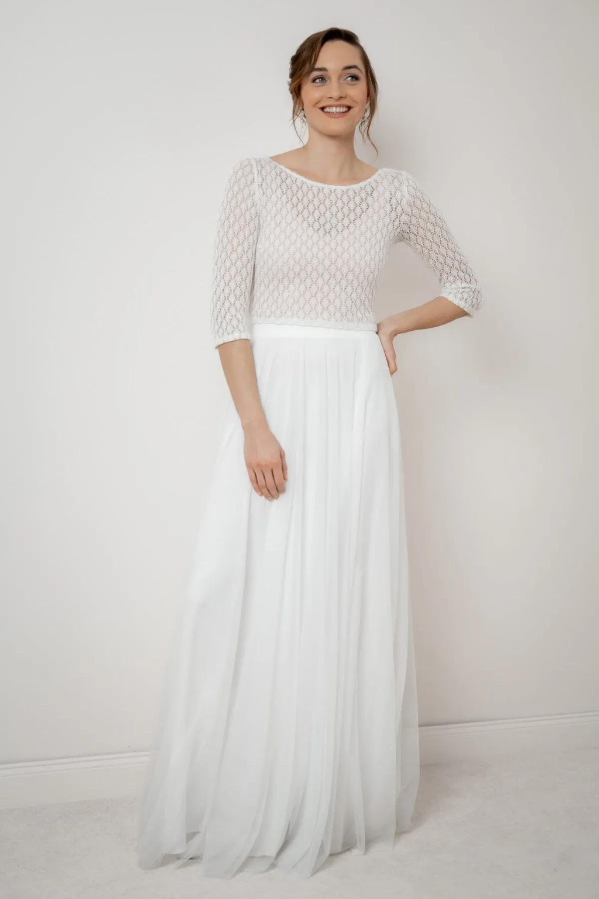 Braut Strick-Top mit Vintagemuster – Haldis<noni Best