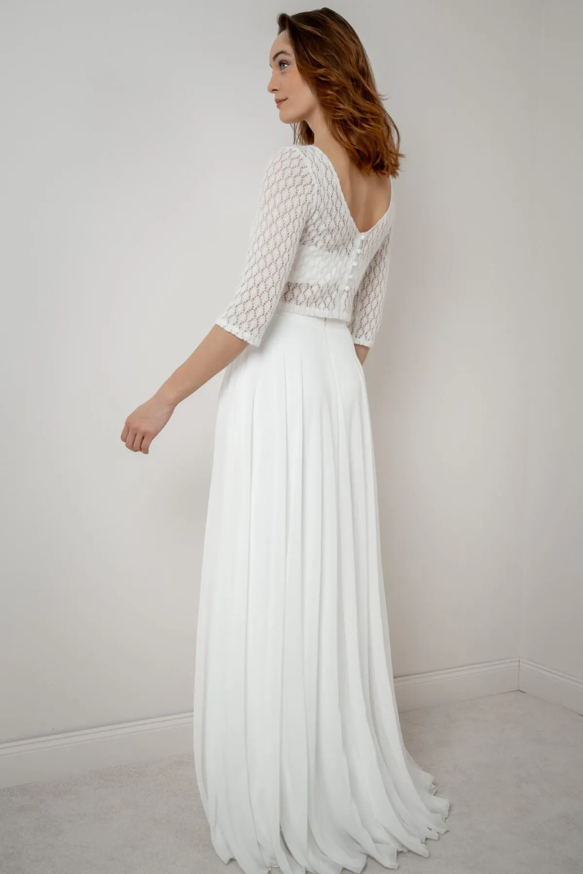 Braut Strick-Top mit Vintagemuster – Haldis<noni Best