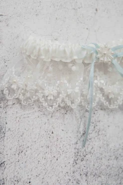 Braut Strumpfband im Vintage-Stil<Weise New