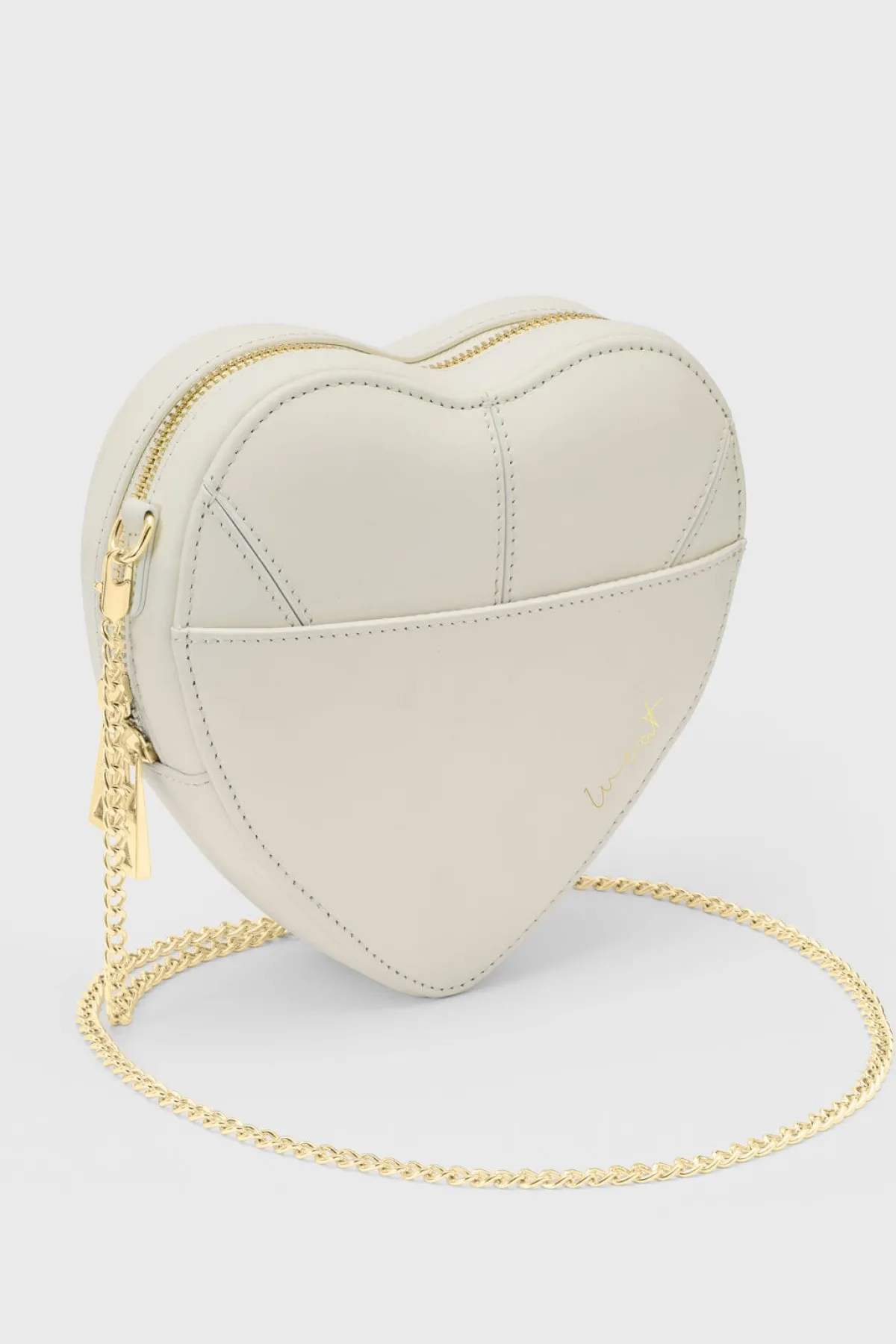 Braut Tasche – Big Heart Bag Ivory Gold |<Weat