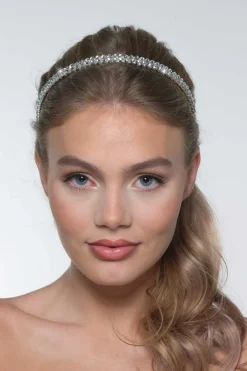 Braut Tiara mit Strass<Poirier Clearance