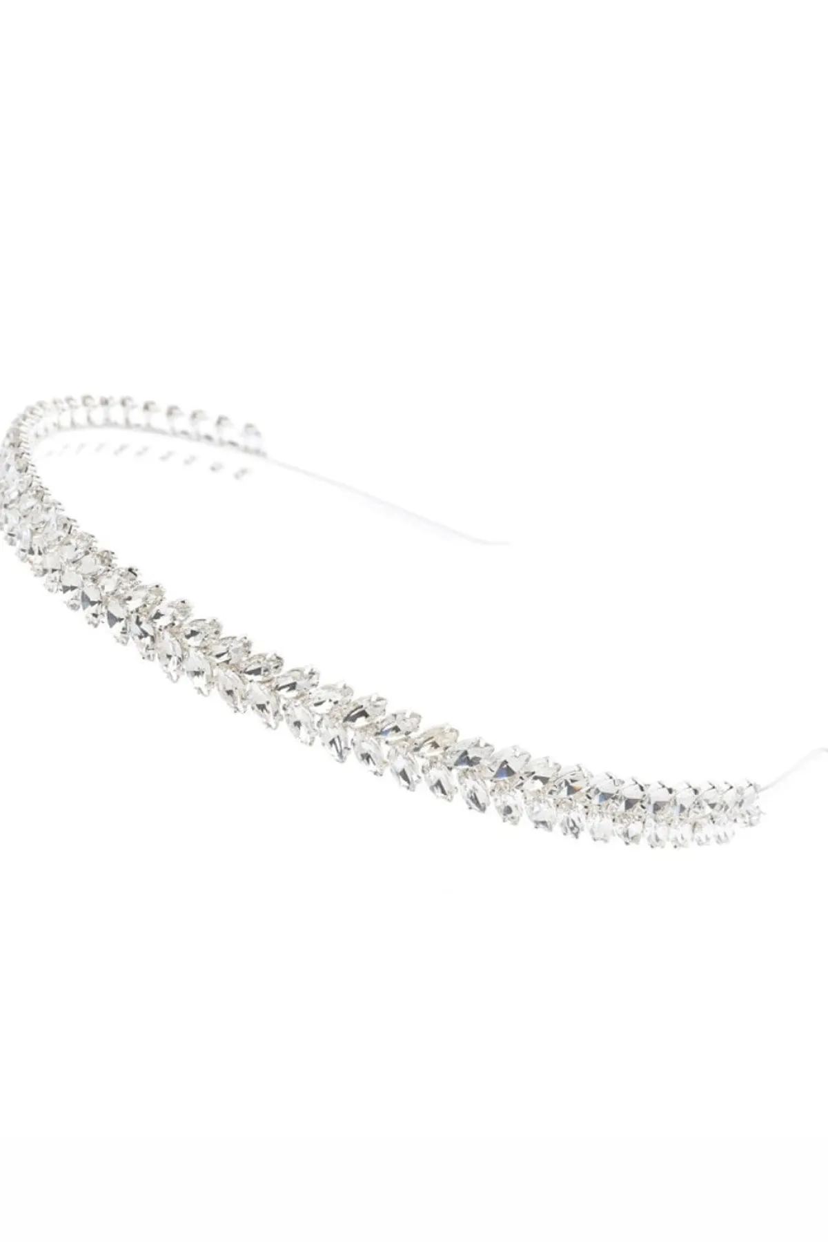 Braut Tiara mit Strass<Poirier Clearance