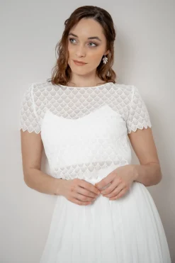 Braut Top aus Vintage-Spitze – Doli<noni Online