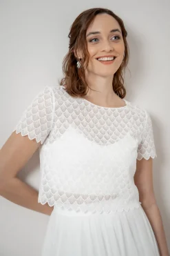 Braut Top aus Vintage-Spitze – Doli<noni Online
