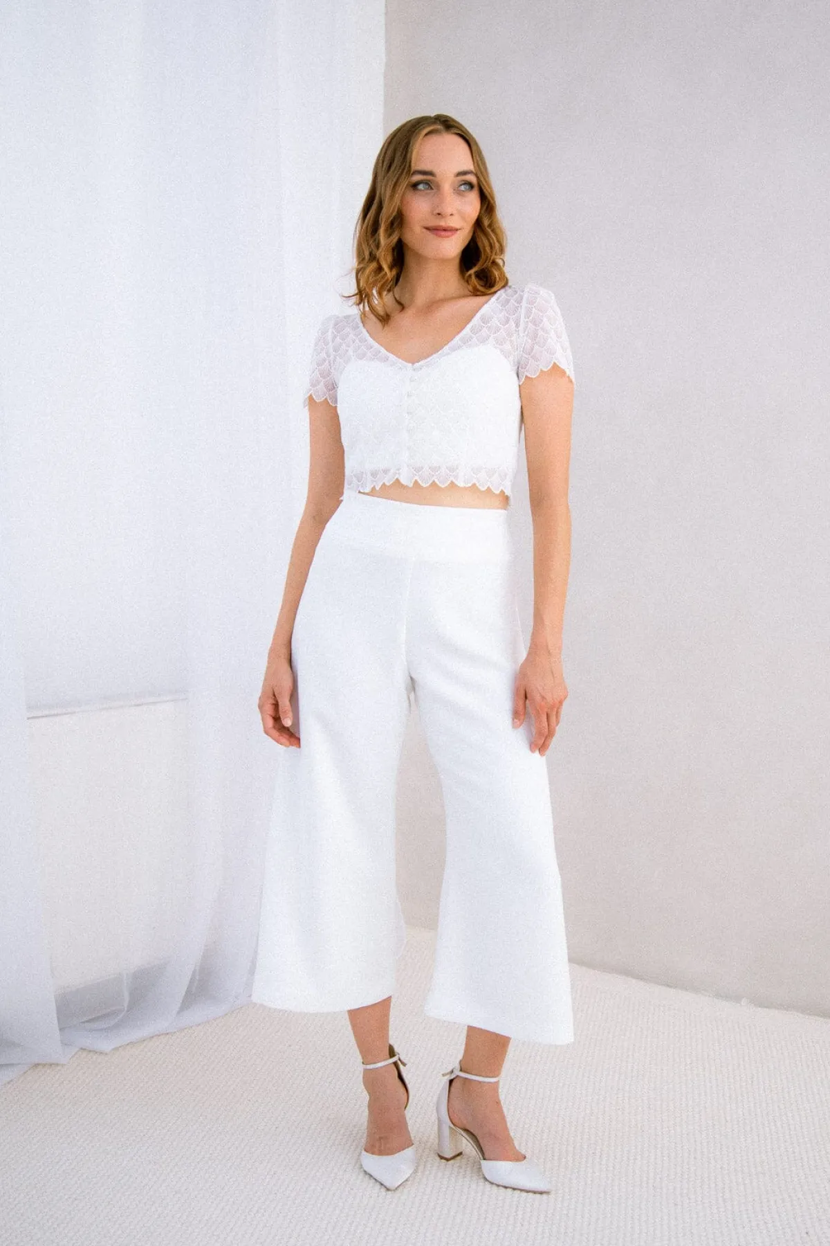 Braut Top mit Knöpfen – Fanie<noni Discount