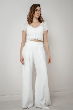Braut Top mit Knöpfen – Fanie<noni Discount