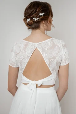 Braut Top mit Rückendetail – Yella<noni Clearance