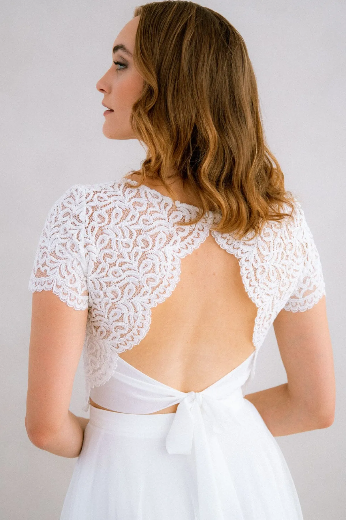 Braut Top mit Rückendetail – Zadie<noni New