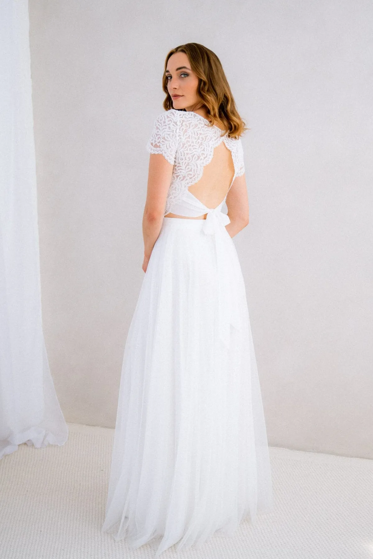 Braut Top mit Rückendetail – Zadie<noni New