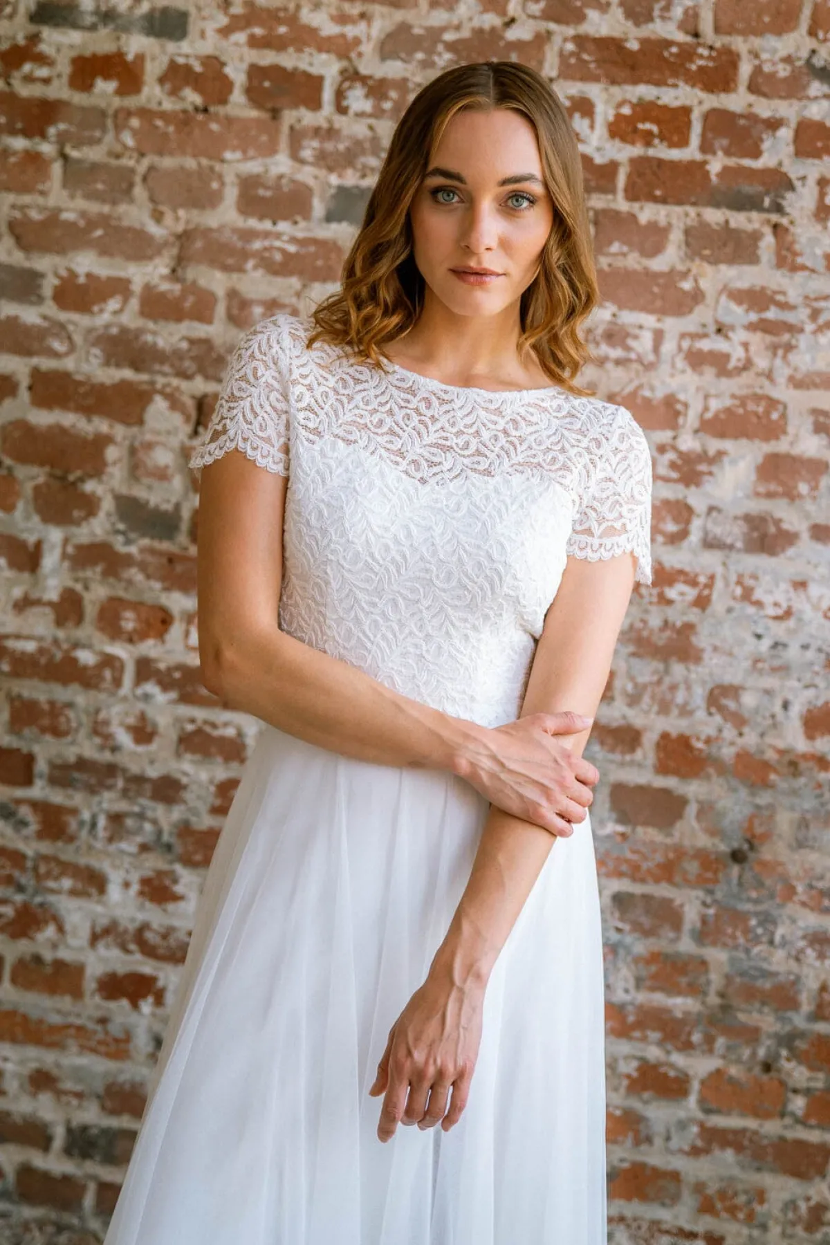 Braut Top mit Rückendetail – Zadie<noni New