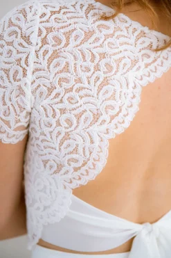 Braut Top mit Rückendetail – Zadie<noni New