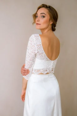 Braut Top mit tiefem Rücken – Florens<noni Online