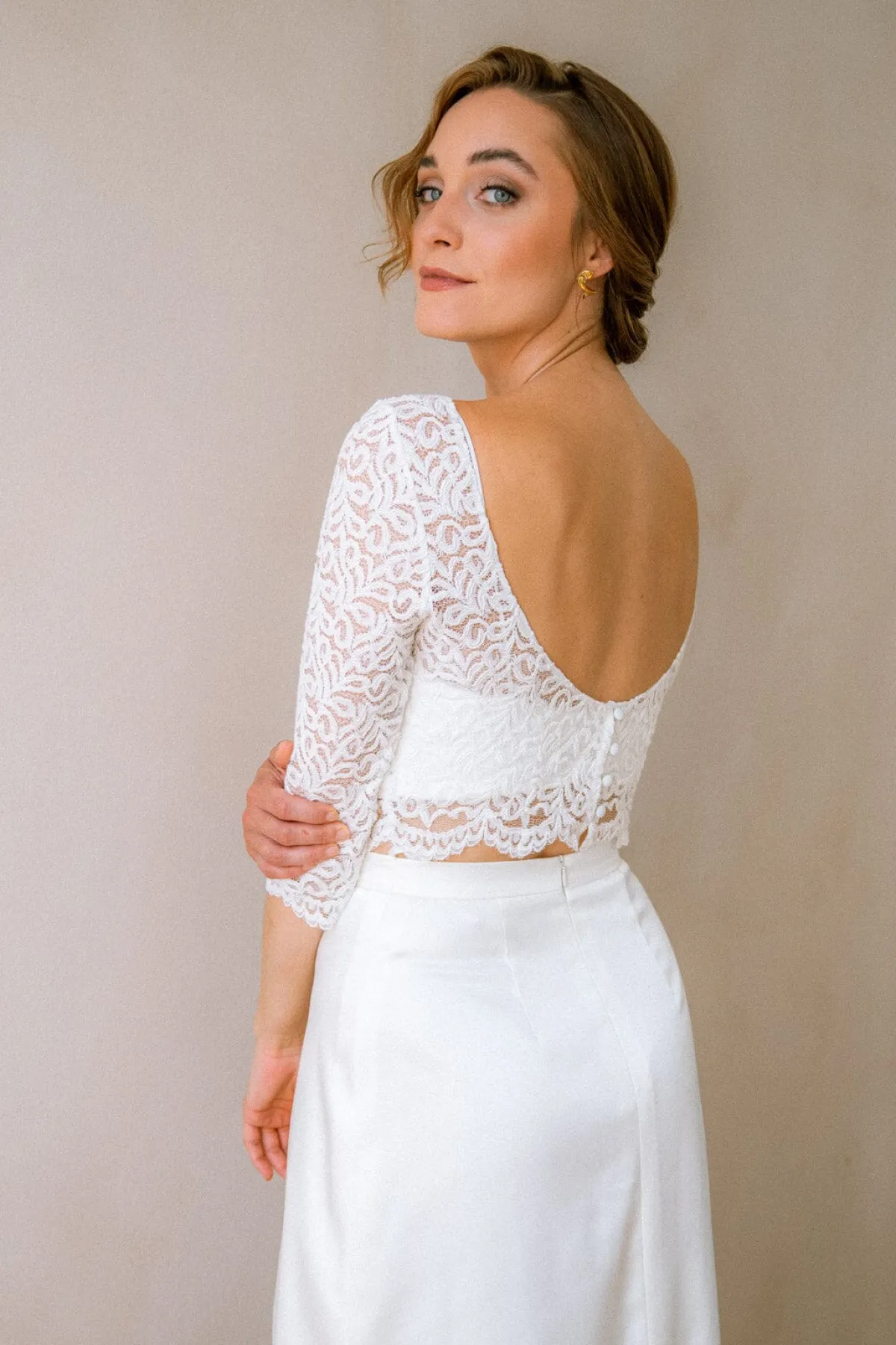 Braut Top mit tiefem Rücken – Florens<noni Online