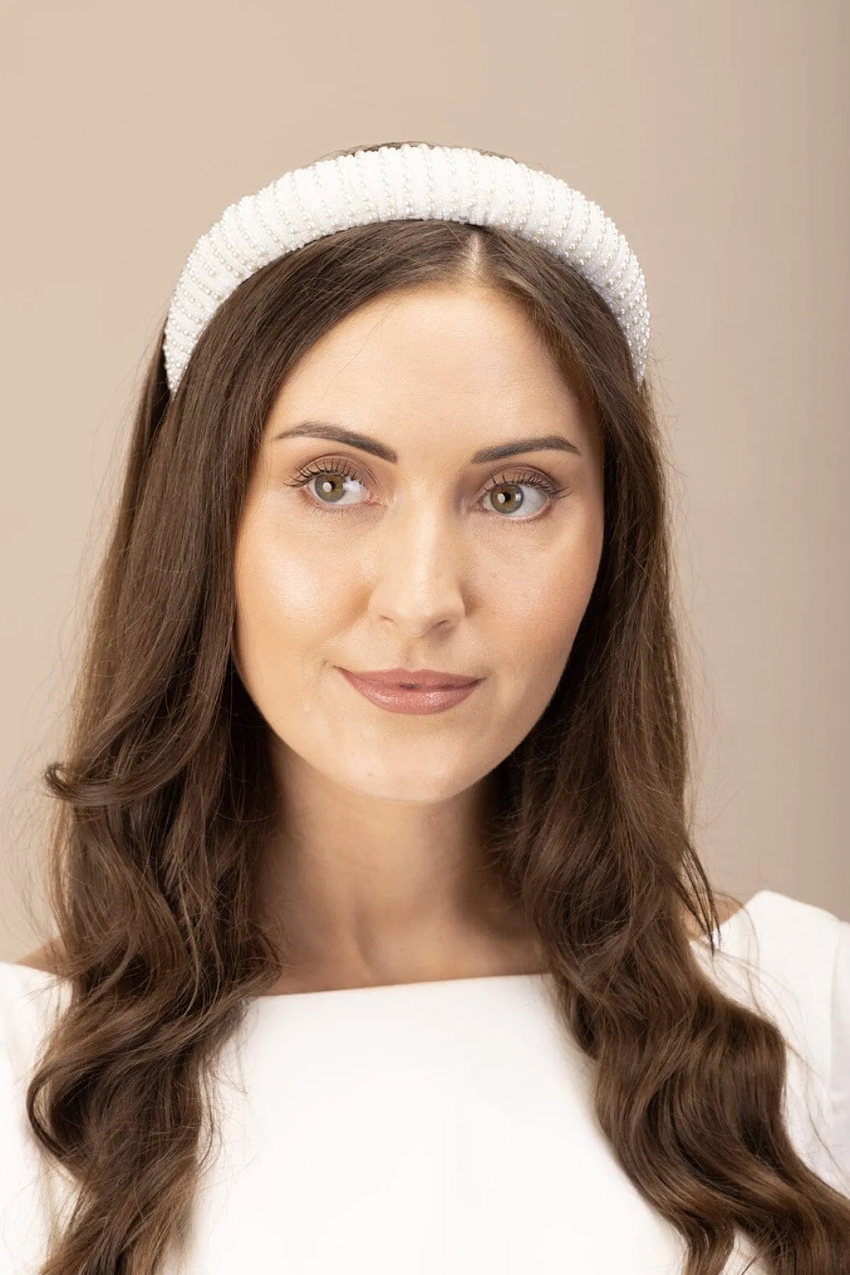 Breiter Braut Haarreif mit Kunstperlen | The<Perfect Bridal Company Best