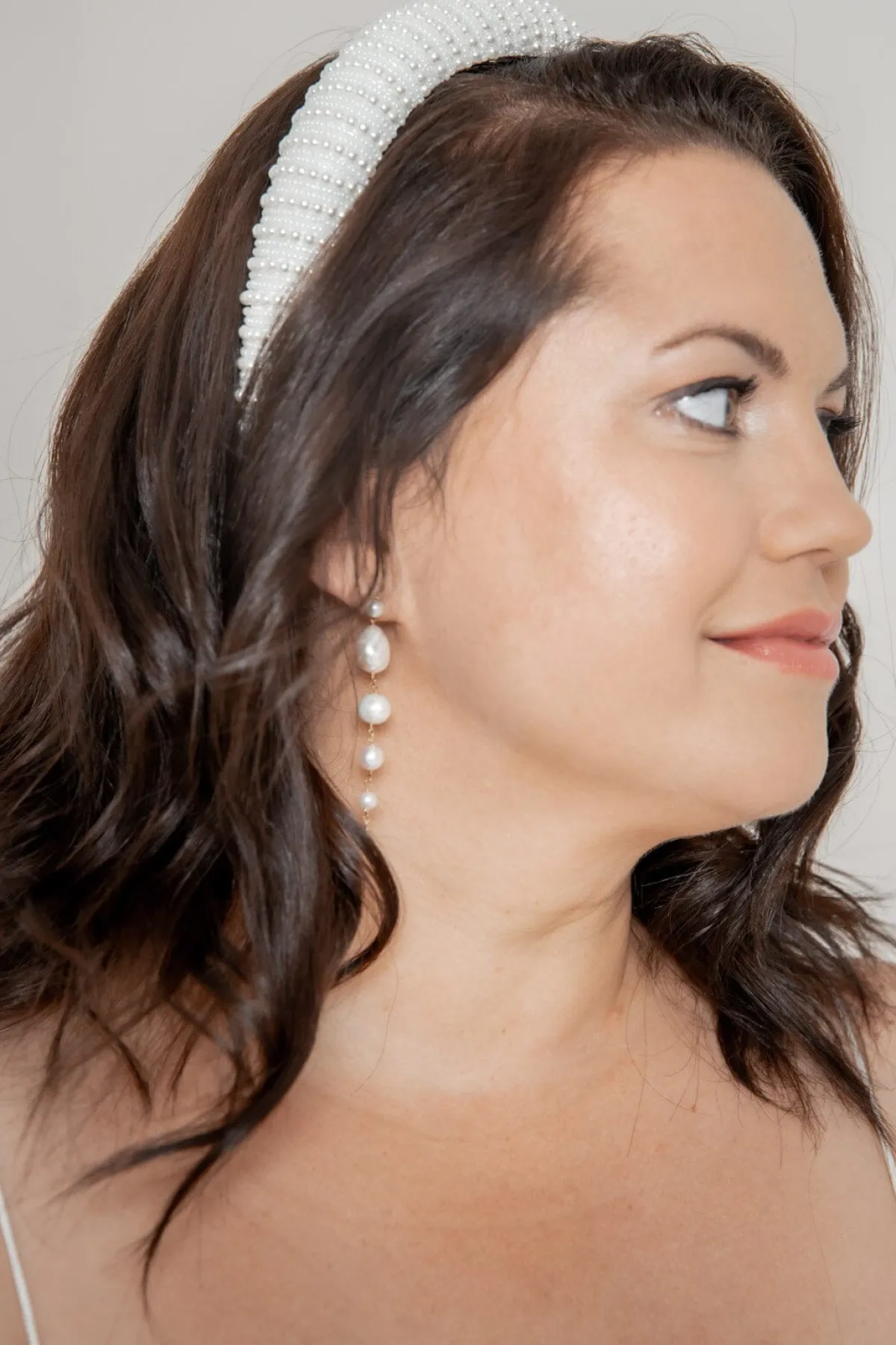Breiter Braut Haarreif mit Kunstperlen | The<Perfect Bridal Company Best
