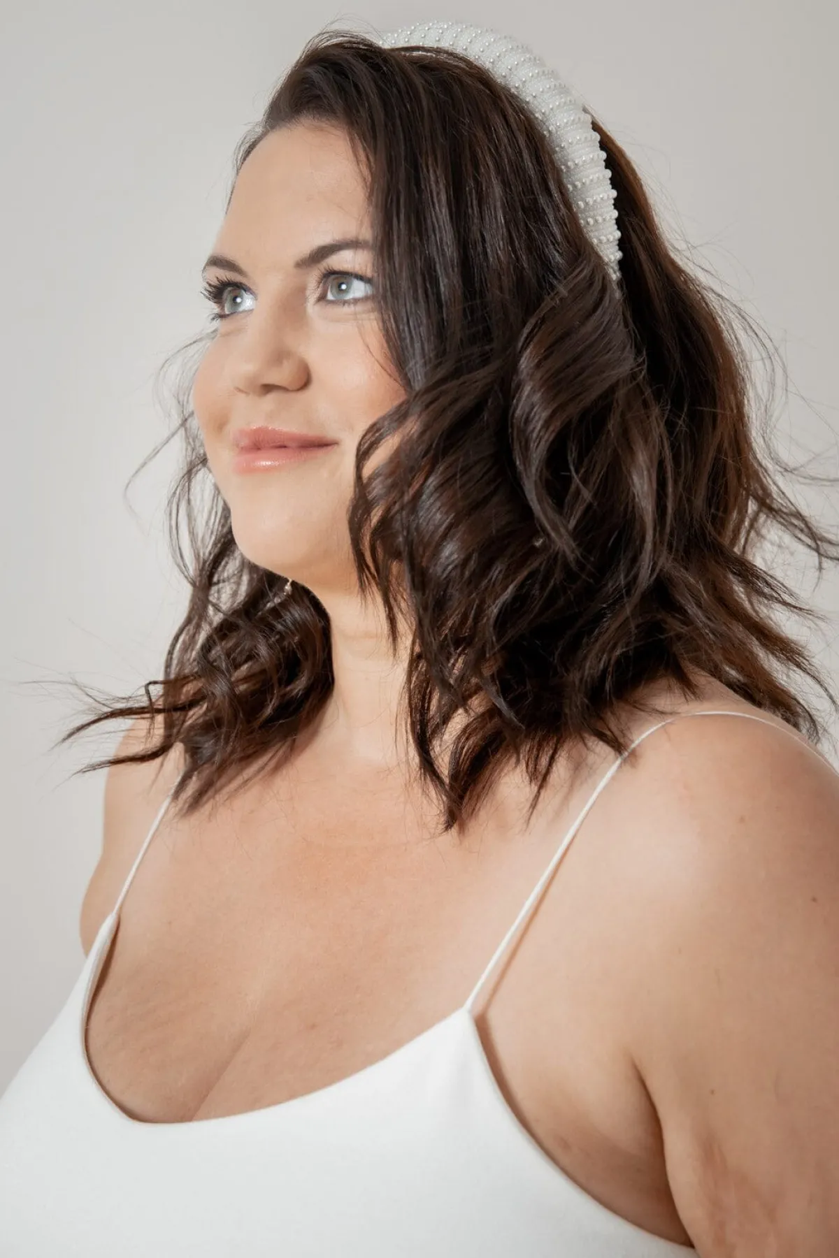 Breiter Braut Haarreif mit Kunstperlen | The<Perfect Bridal Company Best