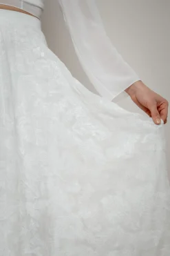 Chiffon-Braut Rock mit Muster – Gillianne<noni Outlet