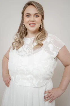 Chiffon-Braut Top – Eniz Curvy<noni Online