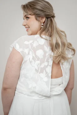 Chiffon-Braut Top – Eniz Curvy<noni Online